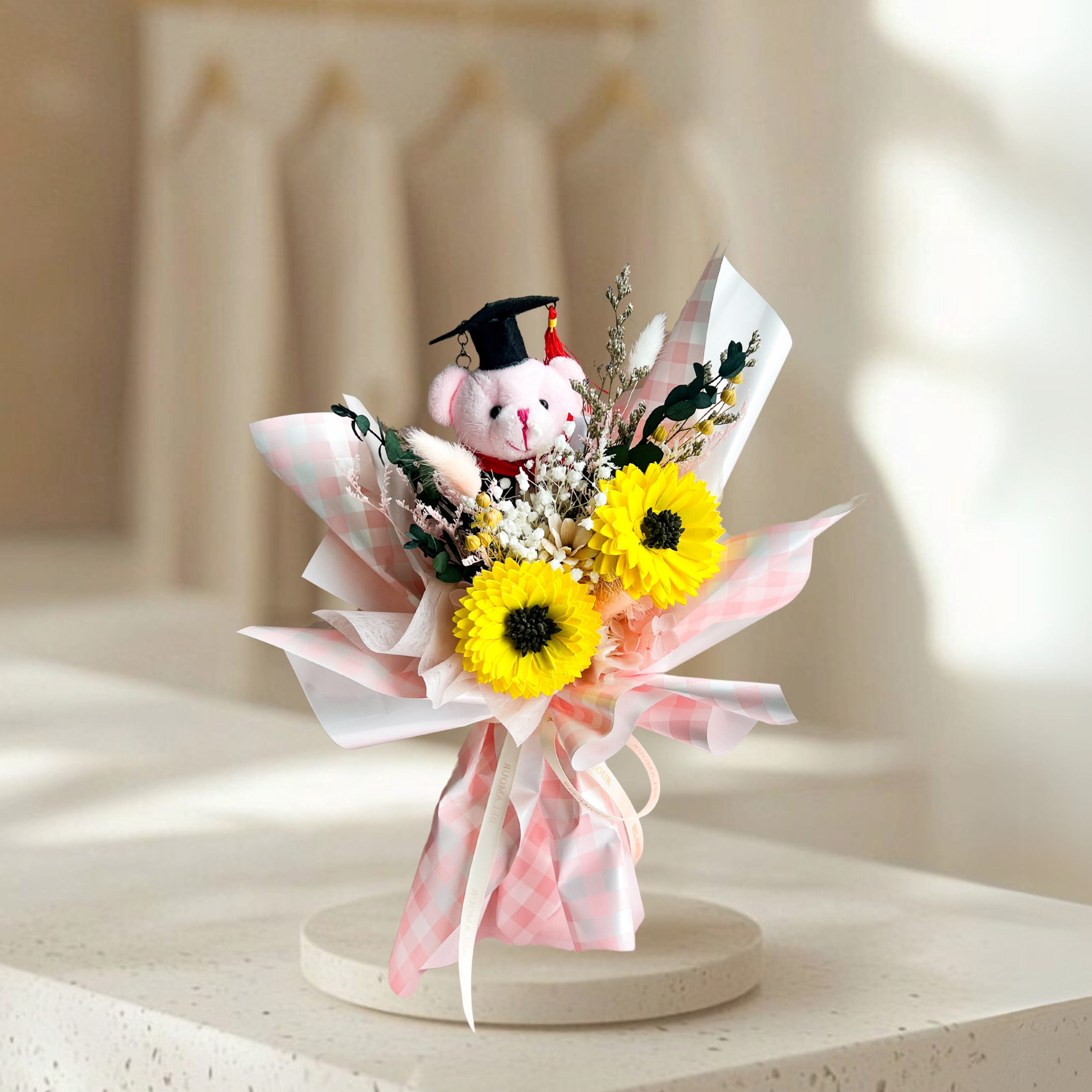 [Everlasting Bouquet] Sunny Teddy Surprise