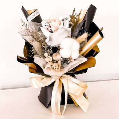 Black & Gold Cash Bouquet / Money Flower