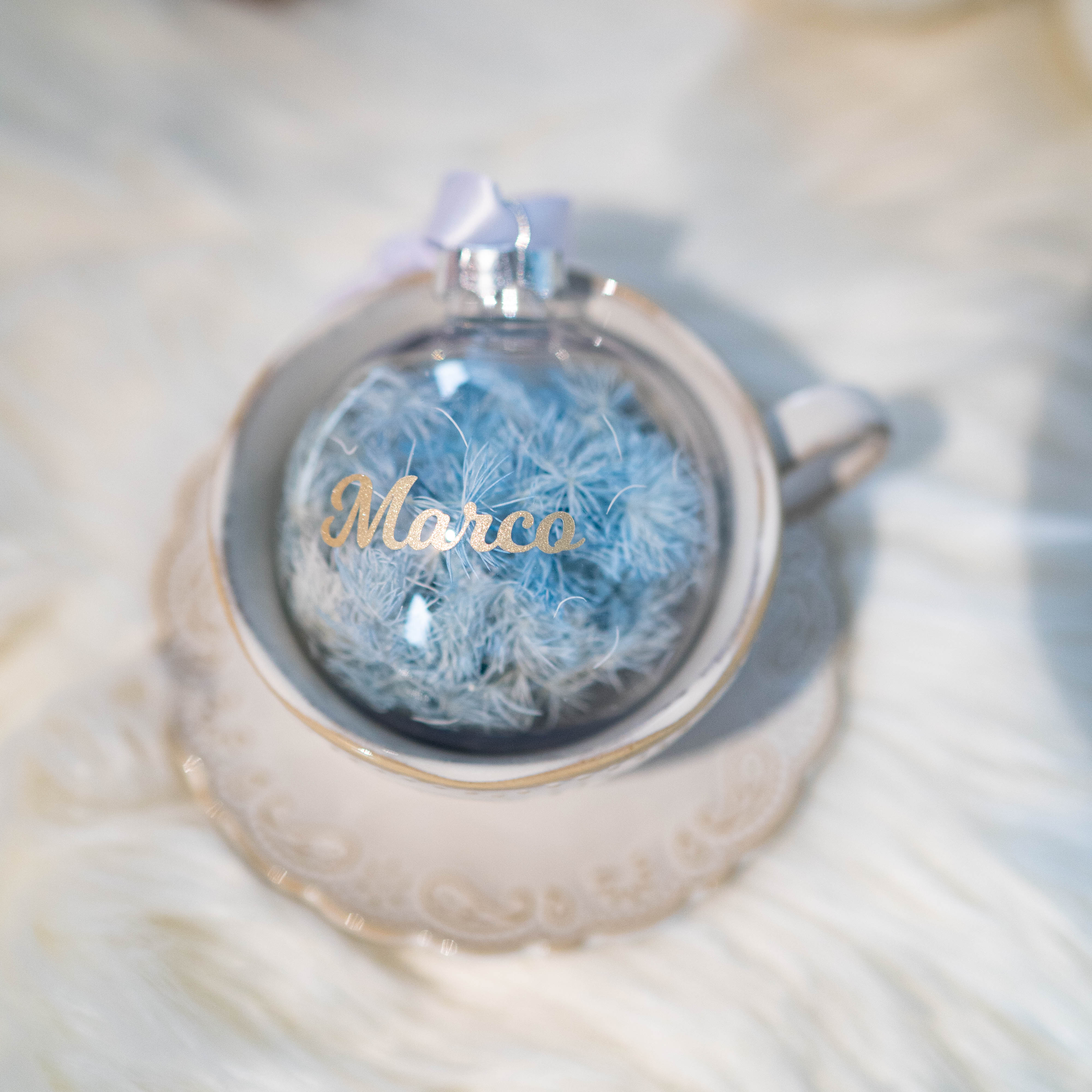Blue Preserved Christmas Bauble