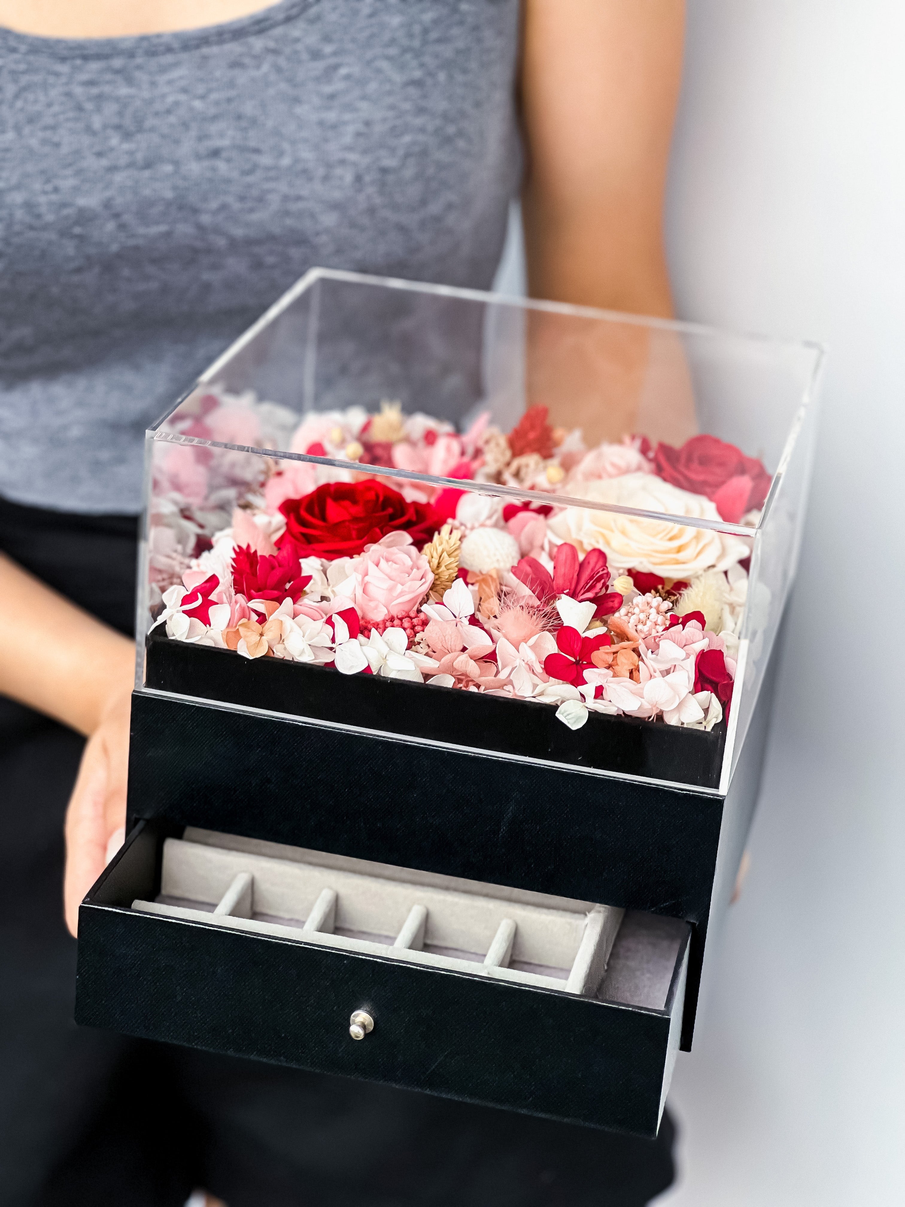 Preserved Flower Jewellery Box